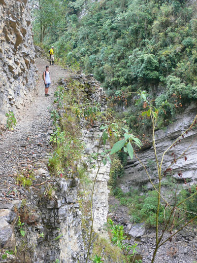 Camino de regreso a Cocachimba 