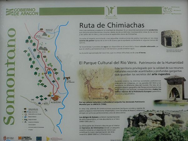 Croquis de la ruta 