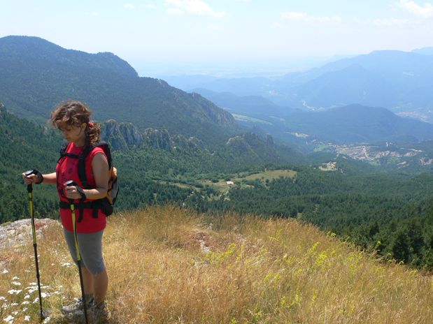 Vista desde el Cap dels Emprius a la Vall de la Nou 