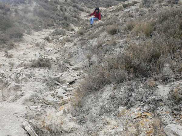 A bajar con el culo pegado al suelo 