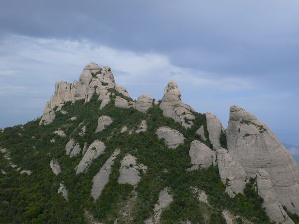  Vista a la zona de Tebaida desde el camí nou de Sant Jeroni 