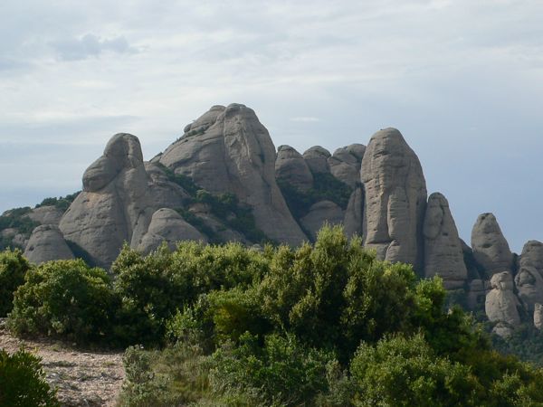  Vista a la zona de Tebaida desde el camí de les ermites 