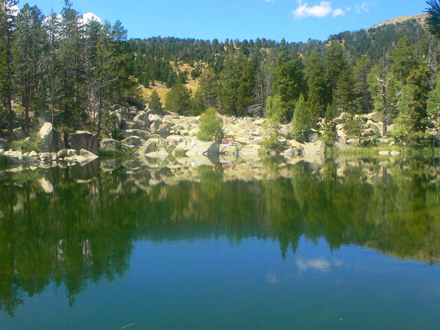 Llegamos al lago del Orri 