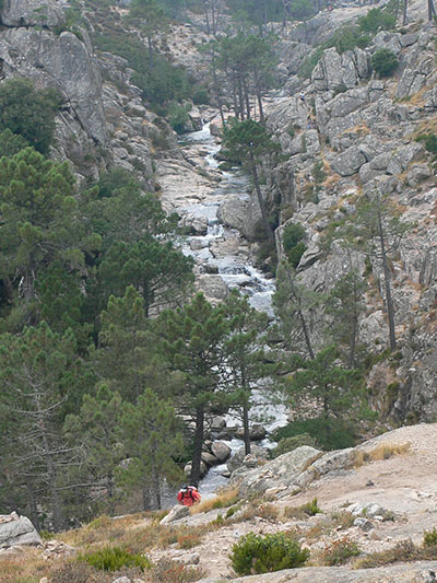 Torrente que nutre la cascada 