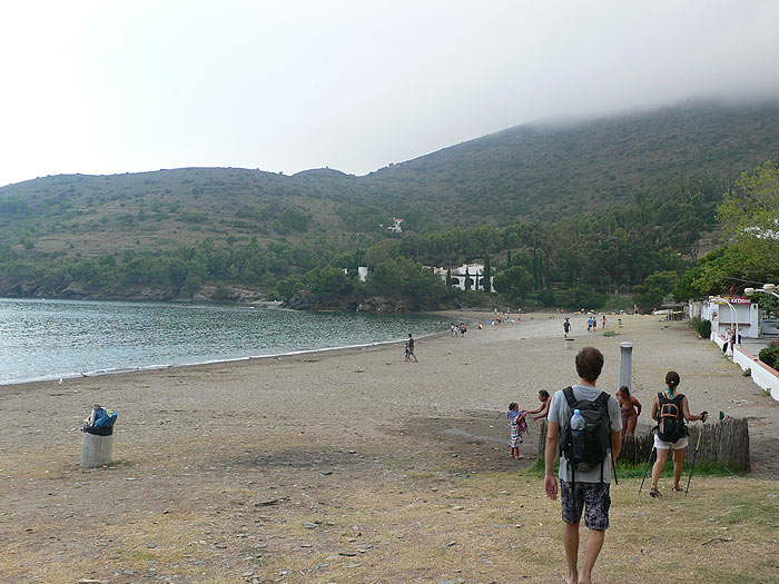 En la Cala Montjoi 