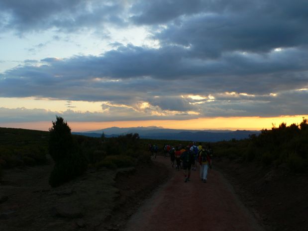 Rápidamente se pone el sol 