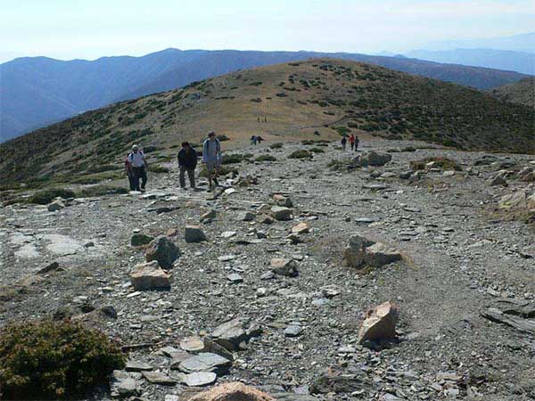 El collet dels Llops da paso a la última subida 