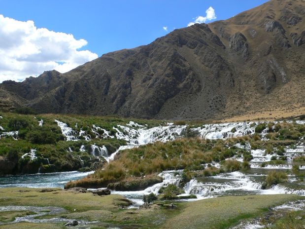 Las estéticas cascadas de Vilca 