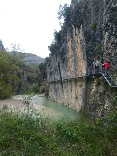 Pasarela sobre el río 