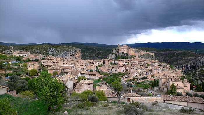 Vista general de Alquézar 