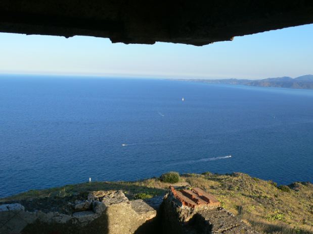 Vistas desde el interior de la caseta dels Alemanys 