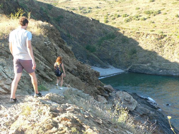 Bajando a la playa del Pi 