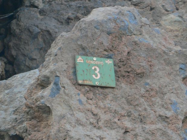 Indicador del sendero nº3 