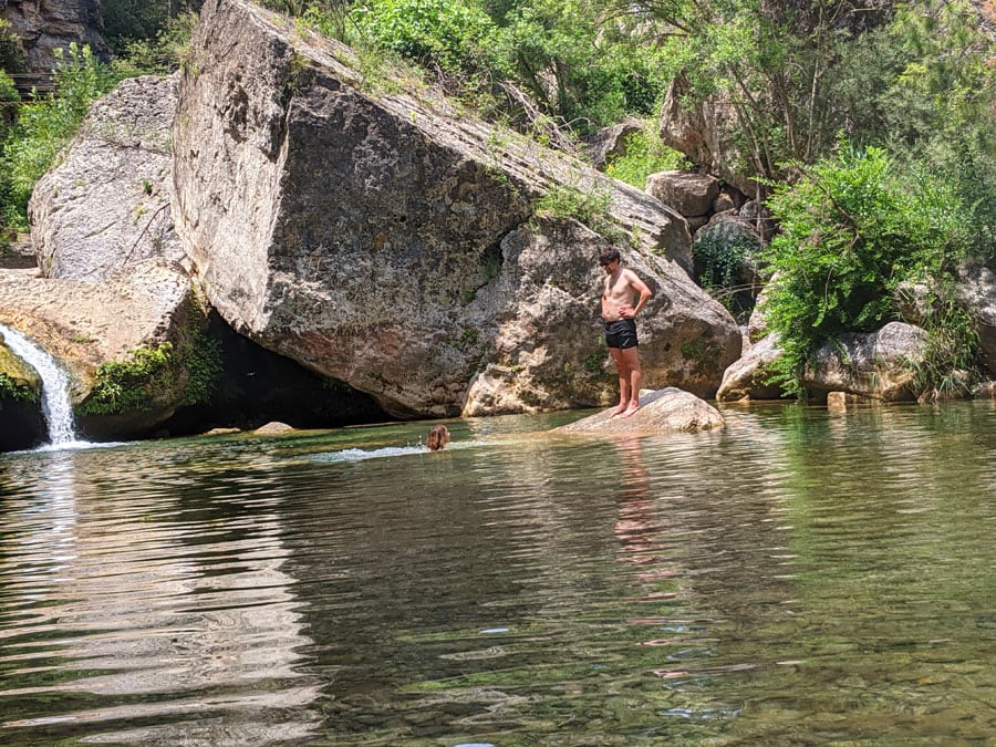 El agua fresca del toll de l
