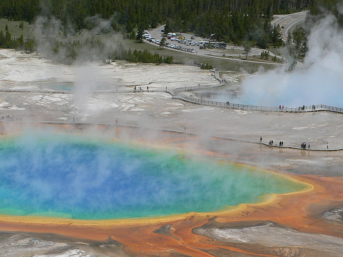 Zoom a la zona de pasarelas del Grand Prismatic 