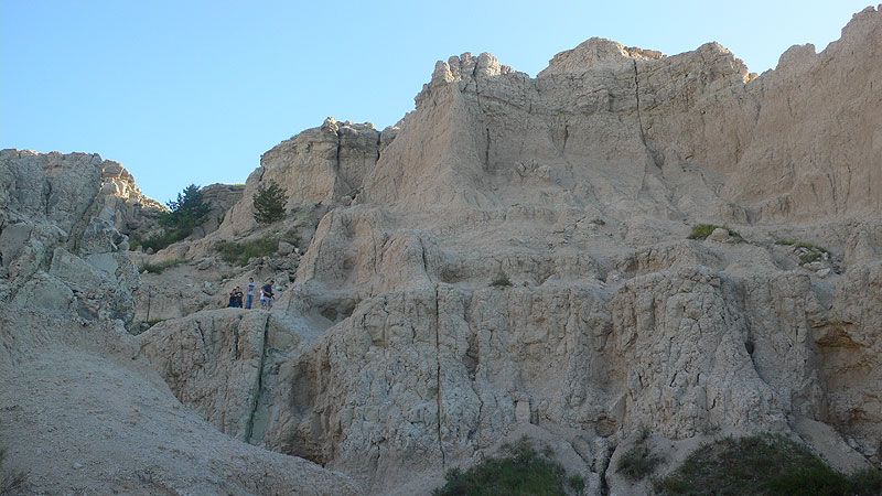 Panoramic picture of the ledge / Badlands