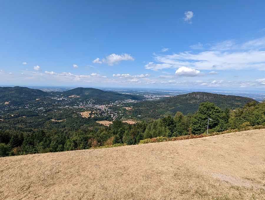 La pista de despegue de parapentes