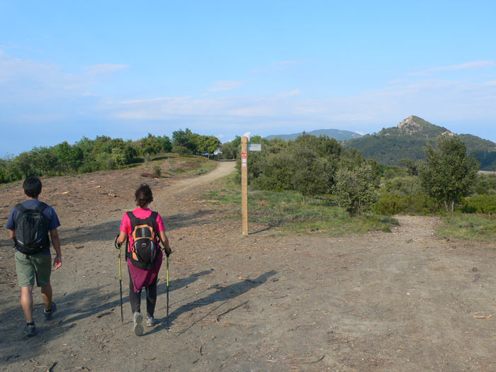 Con el Turó de Montcada a la vista