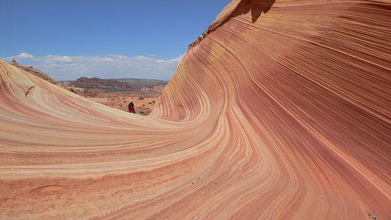 Llegamos exhaustos a The Wave