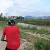 Damos un corto rodeo subiendo hacia Sant Boi de Llobregat / Bike route De Barcelona a la playa del Prat 