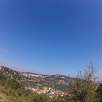 La Torre Foster desde el collado de la Espinagosa / Bike route El balcón de Barcelona, la carretera de les Aigües 