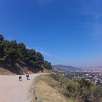 Vista desde el mirador del Xiprers en el Passeig de les Aigües / Bike route El balcón de Barcelona, la carretera de les Aigües 