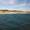 Badalona vista desde el Pont del Petroli / Bike route El paseo marítimo de Barcelona a Premià de Mar 