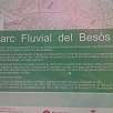 Señalización del Parc Fluvial del Besós / Bike route Ronda Verda de Barcelona. Vuelta completa 