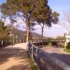 Pasarela que cruza la carretera de Vallvidrera / Bike route Ronda Verda de Barcelona. Vuelta completa 