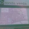 Croquis de la Ronda Verda sección Barcelonés Nord / Bike route Ronda Verda de Barcelona. Vuelta completa 