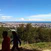 Barcelona desde el Passeig de les Aigües / Bike route La carretera de les Aigües desde Torre Baró a Sant Pere Màrtir 