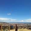 Zona de entreno en el Passeig de les Aigües / Bike route La carretera de les Aigües desde Torre Baró a Sant Pere Màrtir 