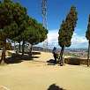 Aprovechamos la fuente de agua potable del mirador dels Xiprers / Bike route La carretera de les Aigües desde Torre Baró a Sant Pere Màrtir 
