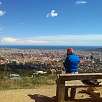 Barcelona desde el mirador / Bike route La carretera de les Aigües desde Torre Baró a Sant Pere Màrtir 