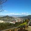 Vistas a Montcada i Reixac desde el inicio de la carretera de les Aigües / Bike route La carretera de les Aigües desde Torre Baró a Sant Pere Màrtir 