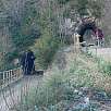 Túnel para llegar o salir de Ogassa / Bike route Vía Verde del Ferro i del Carbó 