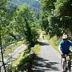 Cogiendo velocidad de nuevo / Bike route Vía Verde des Gaves 