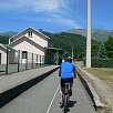 Junto a la estación de Argelès Gazost / Bike route Vía Verde des Gaves 