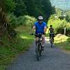 Pequeña subida / Bike route Vía Verde des Gaves 