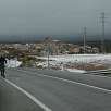 Día 2: Saliendo de la Puebla de Valverde nos sorprendió la nieve / Bike route Vía verde Ojos Negros 