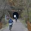 Día 2: Túnel no iluminado a las afueras de Sarrión / Bike route Vía verde Ojos Negros 