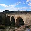 Último puente antes de llegar a Alcañiz cruza el río Guadalope / Bike route Vía Verde de la Val de Zafán 