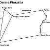 Croquis y situación de la vía ferrata / Cesare Piazzetta al Piz Boé | Dolomitas 