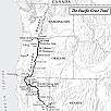 Croquis de la ruta PCT que recorrió Cheryl Strayed / Blog · Salvaje 