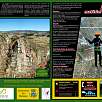 Plafón informativo de la vía ferrata de Malzieu / Blog · Midi-Pyrénées, vías ferratas certificadas 