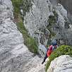 Salimos del flanqueo / Hiking route Les Agudes pels Castellets 