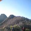 Llegamos a la cresta al fondo vemos lo que nos espera / Hiking route Les Agudes pels Castellets 