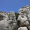 En la zona de escalada y al pie de la canal equipada con escalones / Hiking route El Torcal de Antequera 