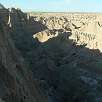 View at the end of the Window Trail / Hiking route Badlands | Notch Trail 