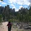 De regreso a Cathedral Spires / Hiking route Black Hills | Harney Peak | Cathedral Spires 